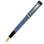 Stylo-plume Churchill Heritage 'Jaw to Jaw' en bleu Cambridge à finitions dorées, citation et signature gravées