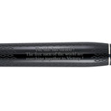 Engraved barrel quote 'The tide has turned...marching together to Victory' on the D-Day pen
