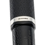 Close-up of sterling silver hallmark stamps on the D-Day 80th Anniversary pen band