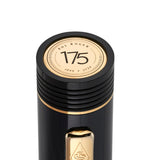 Cap top of the Pol Roger pen: gold medallion engraved Pol Roger 175, 1849-2024