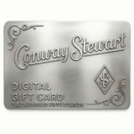 Conway Stewart digital gift card for two hundred fifty pounds in brushed silver design