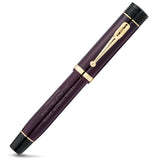 Their Finest Hour Bordeaux Stift auf weißem Hintergrund, gravierte Unterschrift auf dem Schaft und Goldakzente