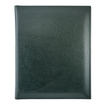 Porte-documents A4 en cuir Conway Stewart fermé, en cuir texturé vert