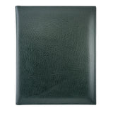Porte-documents A4 en cuir Conway Stewart fermé, en cuir texturé vert