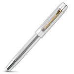 Accountant's Pen rollerball capped, sterling silver barrel with engraved detail