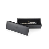 Churchill Quartz White Füllfederhalter in seiner geöffneten Conway Stewart Präsentationsbox präsentiert