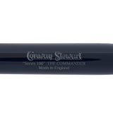 Close-up of Series 100 Commander barrel engraving reading Conway Stewart Series 100 THE COMMANDER
