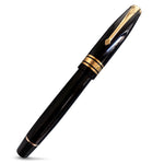 Series 100 Lawyer's Pen capped, shown from a slightly rotated angle showing the glossy black finish