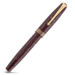 Series 58 Burgundy fountain pen capped, shown from a slightly rotated angle showing the striated finish