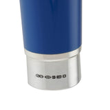 Close-up of the sterling silver hallmark band, stamped CS 925, at the barrel base