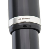 Close-up of the sterling silver hallmark band, stamped CS 925, on the Alan Turing Pen